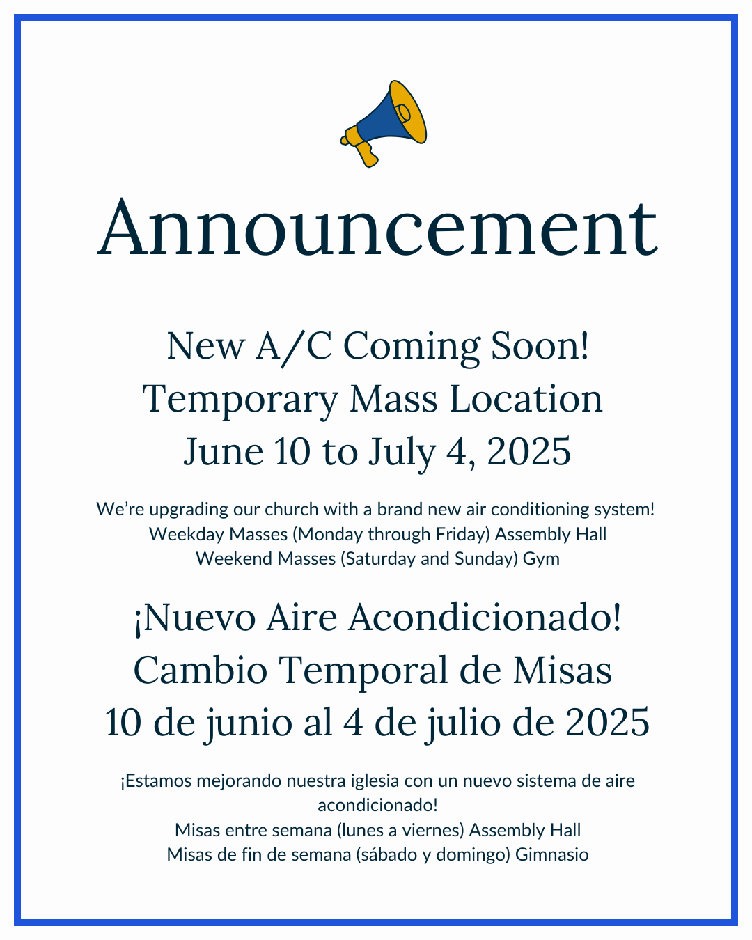AC Announcement                                                                                                                                                                                                                                                                                             